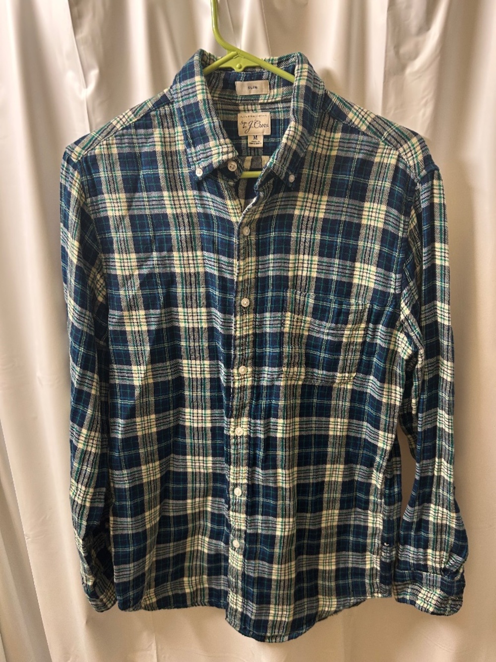 J.Crew Flannel Plaid Top